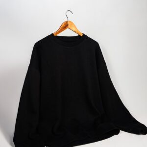 Rare Camel Black Printed Baggy Sweatshirt – alternate view