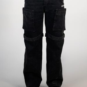 Rare Camel Cargo Pant Jet Black – alternate view