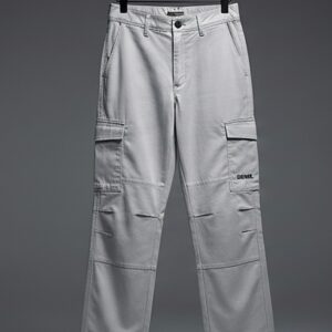 Rare Camel Cargo Pant Light Grey – main view