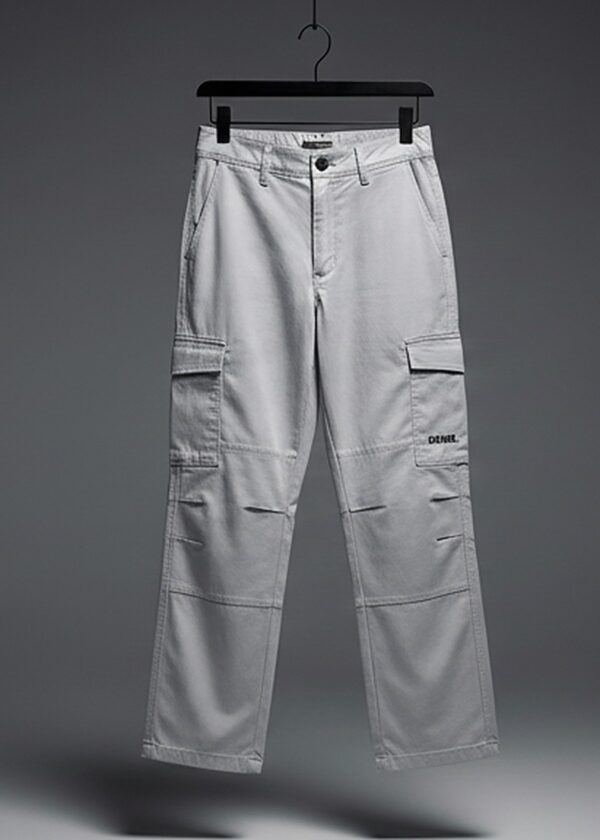 Rare Camel Cargo Pant Light Grey – main view