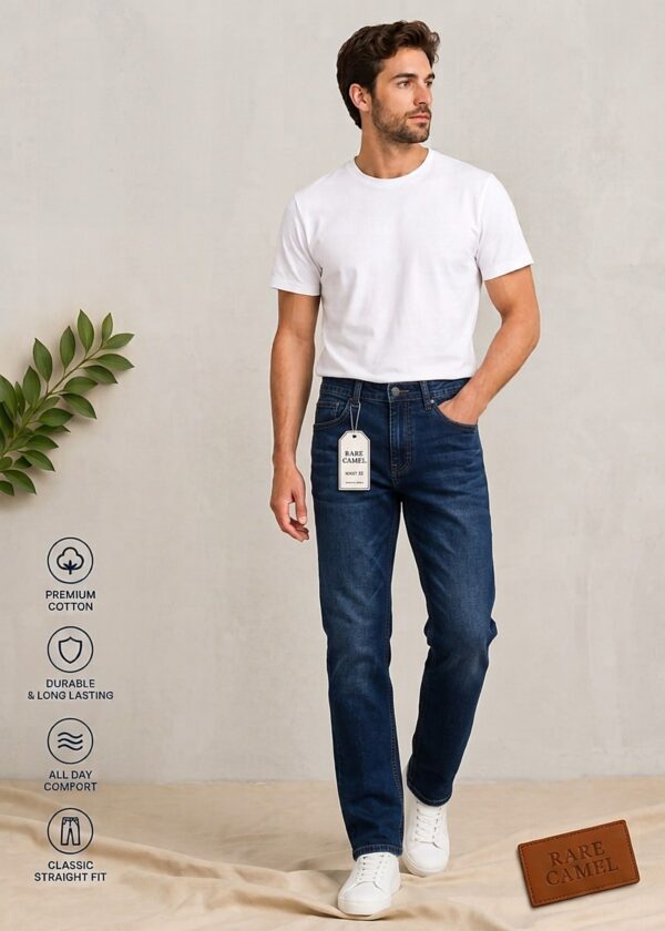 Rare Camel Heritage Midnight Indigo Denim Jeans – main view