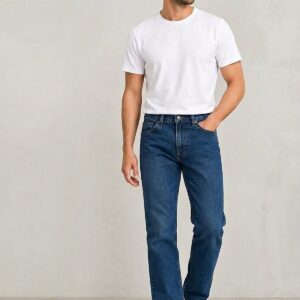 Rare Camel Heritage Ocean Blue Jeans – alternate view
