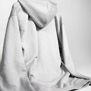 Rare Camel Light Grey Baggy Hood – alternate view