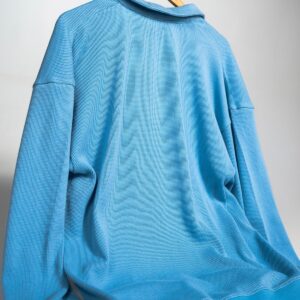Rare Camel Thermal Waffle Shirt Sky Blue – alternate view