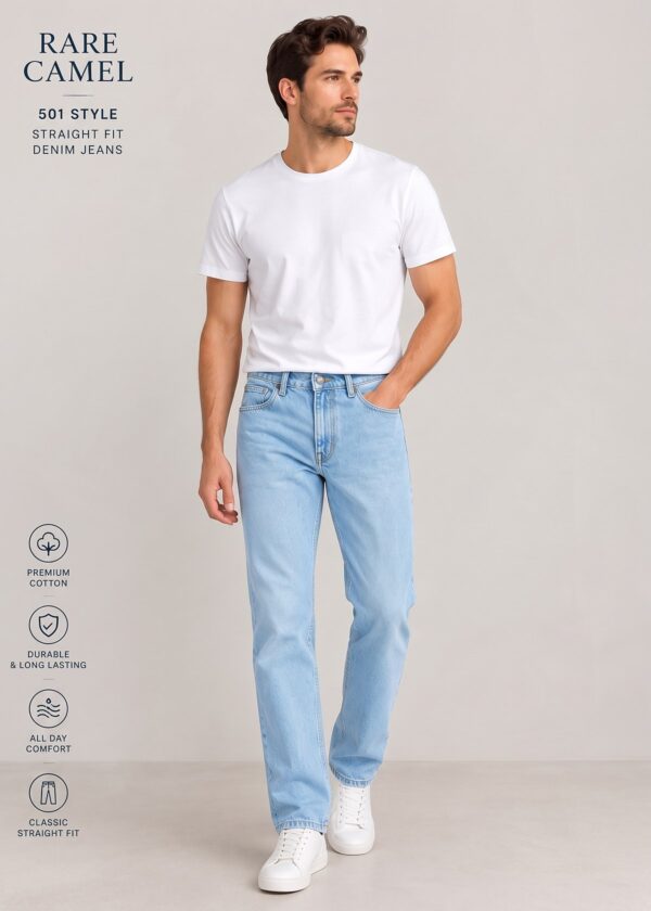 Rare Camel Vintage Sky Denim Jeans – main view